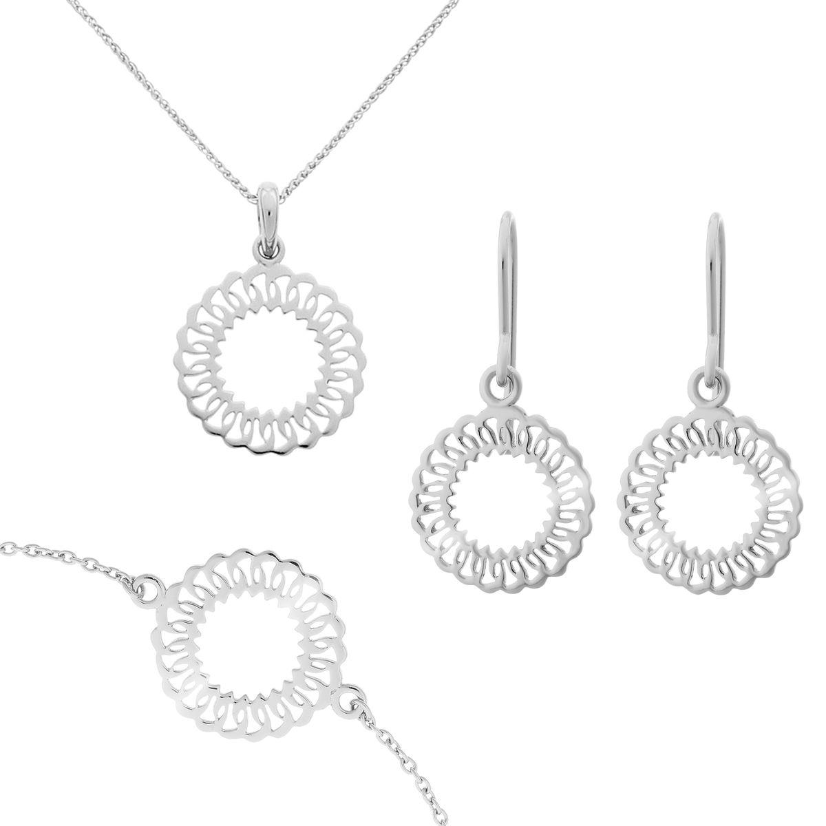 'Amada' Sterling-Silber Schmuckset