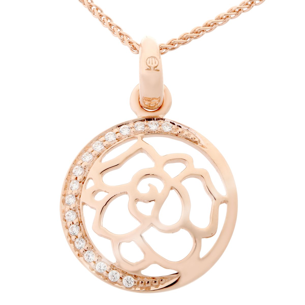 Elegantes Schmuckset mit Rosenausschnitt