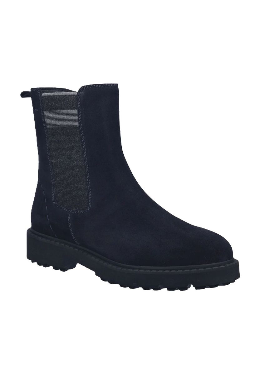 Chelsea-Boots aus Wildleder mit Profilsohle