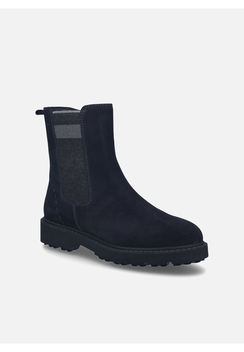 Chelsea-Boots aus Wildleder mit Profilsohle