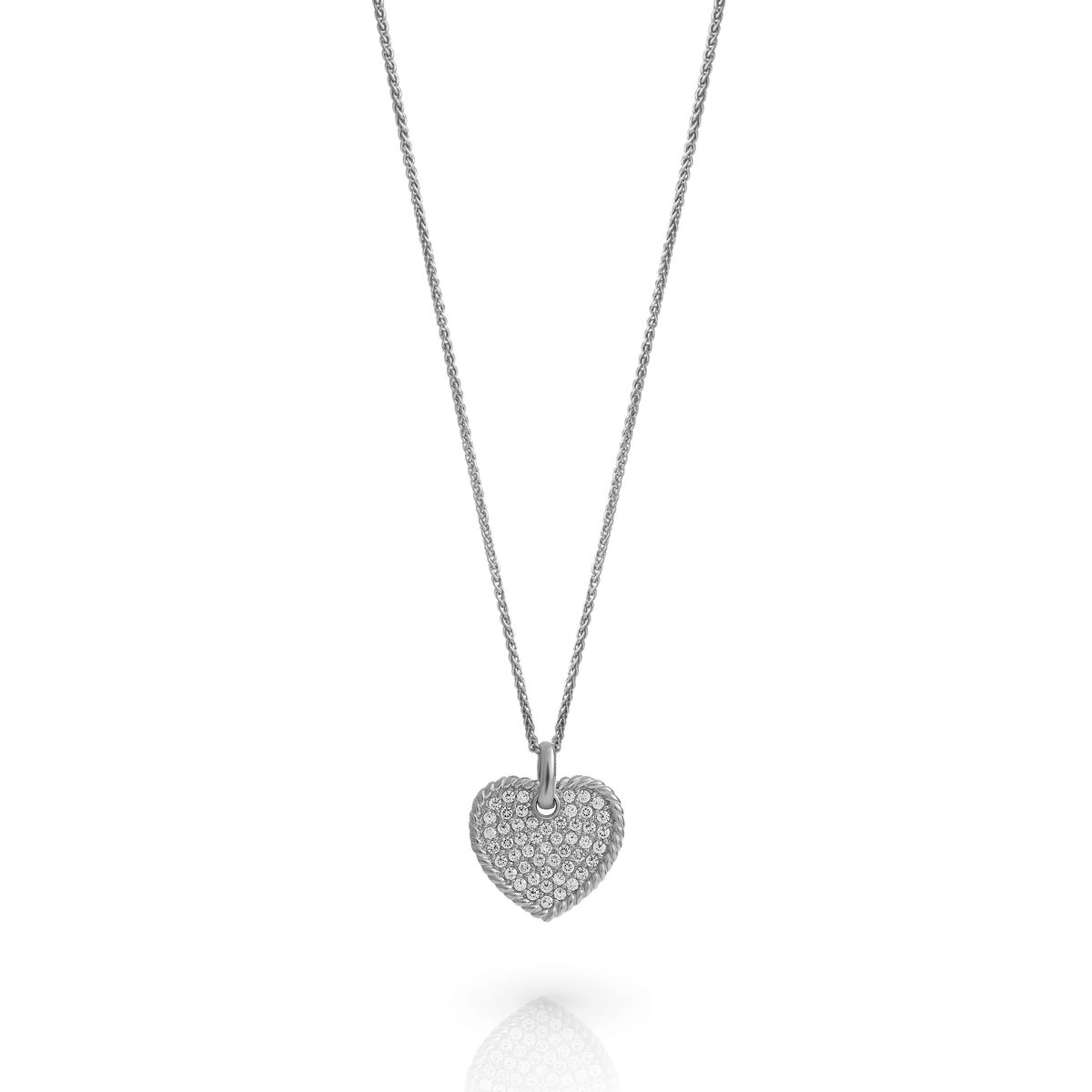 Schmuckset mit Pavé-Herzen