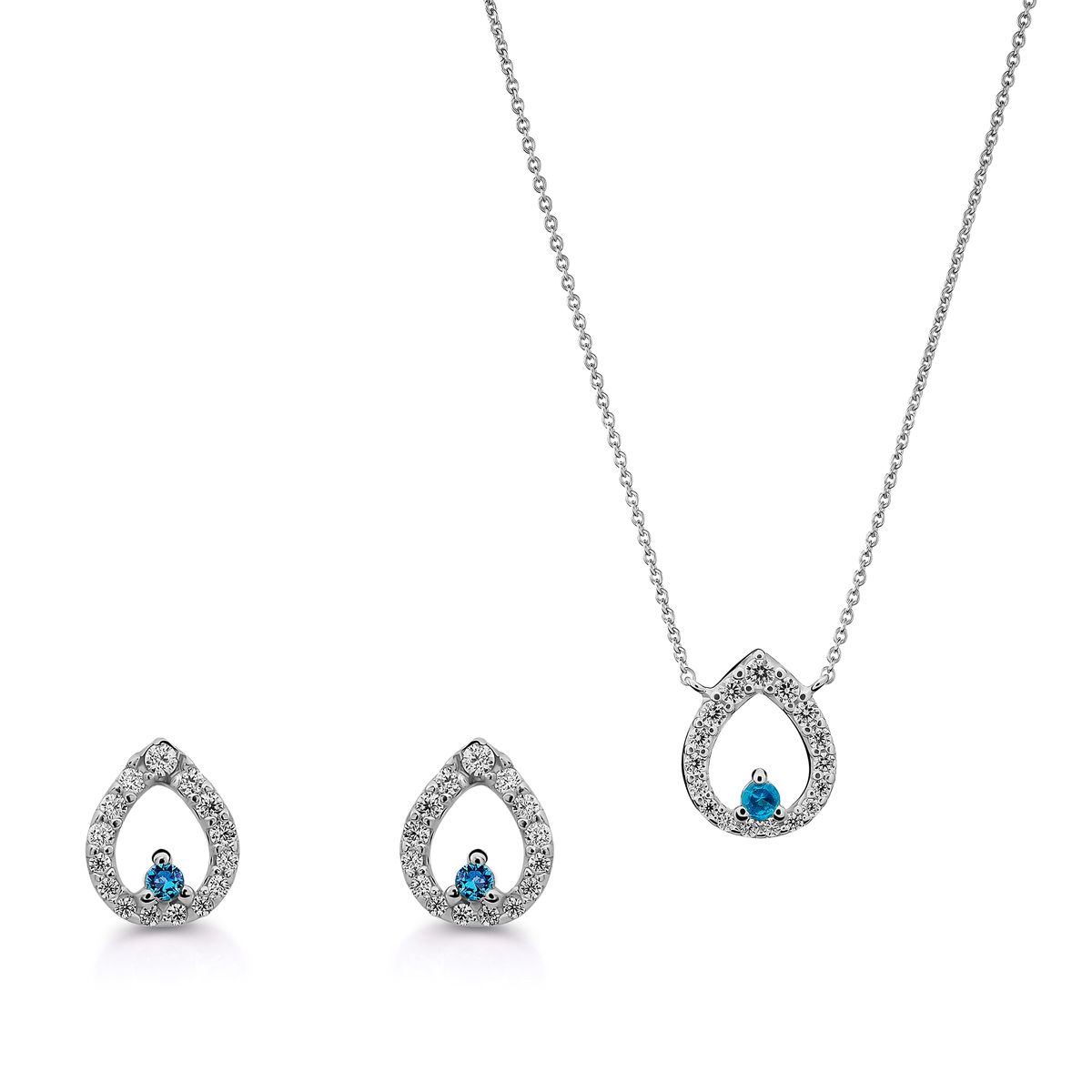 Kiana Tropfen Schmuckset