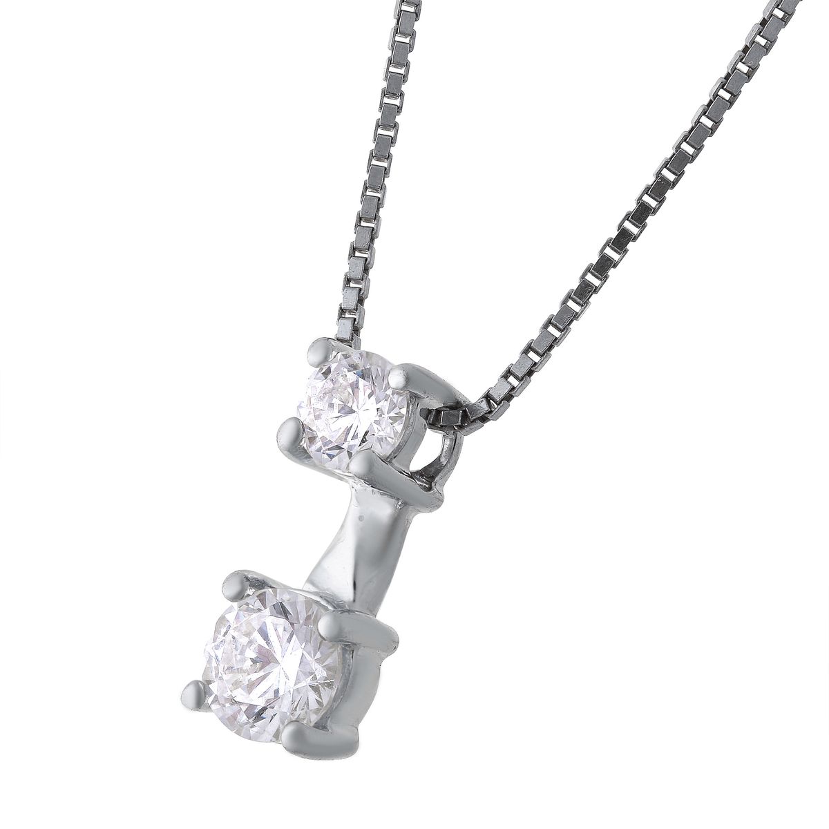 Elegantes Zwei-Stein-Schmuckset