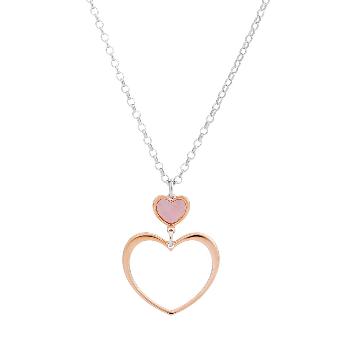 Herz-Schmuckset mit Inlay