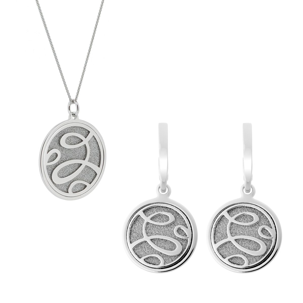 Serena Schmuckset mit Wirbelmuster