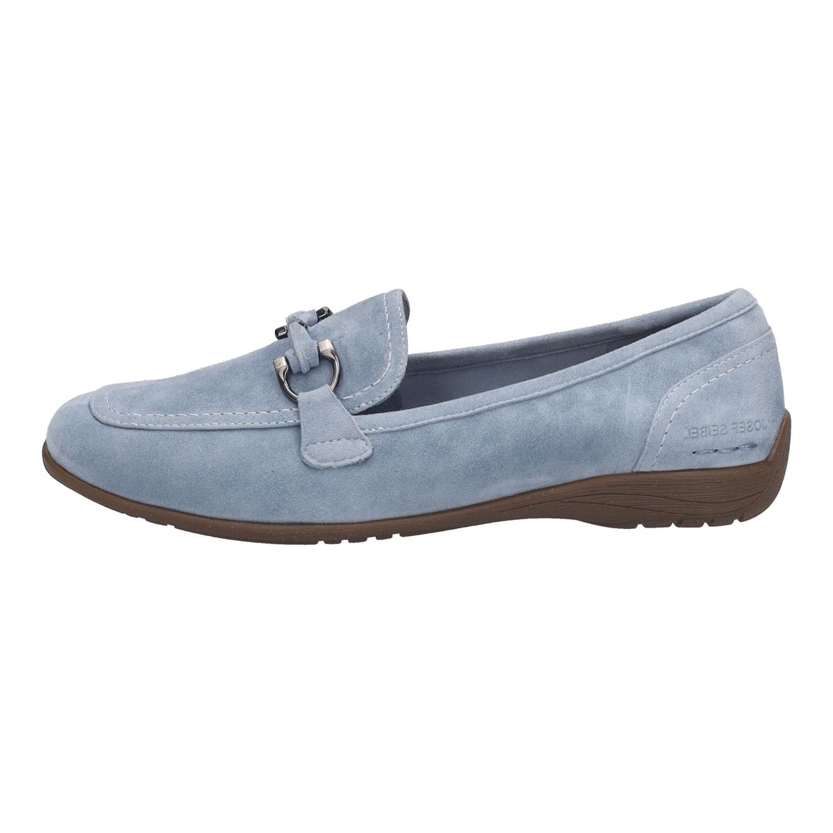 Klassische Wildleder-Loafer mit Schnalle