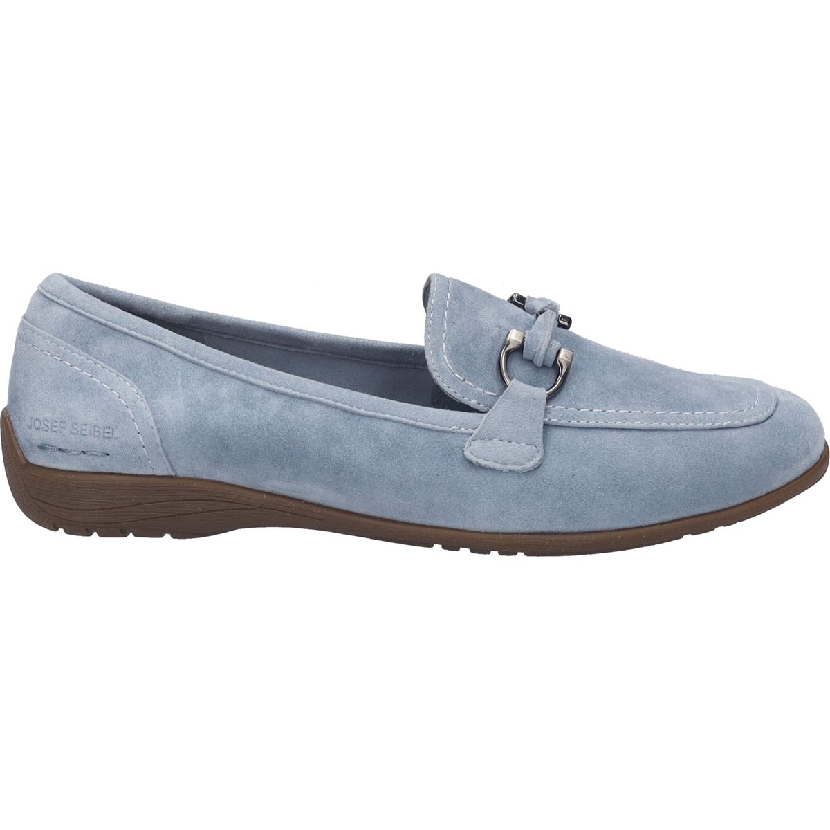 Klassische Wildleder-Loafer mit Schnalle