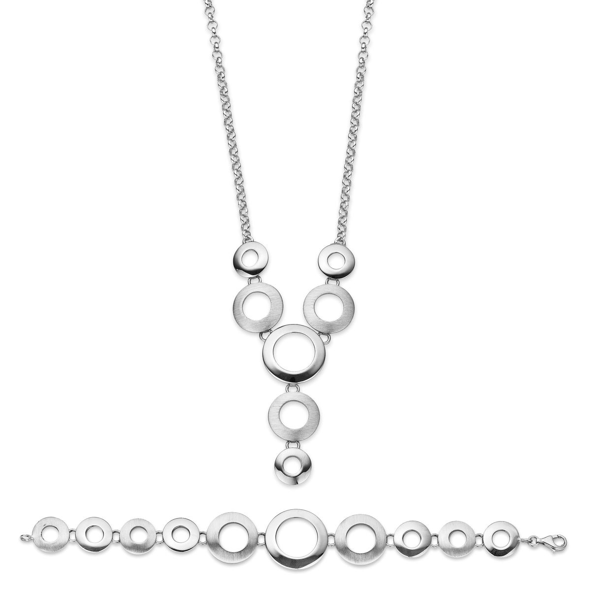 Geometrisches Kreis-Schmuckset