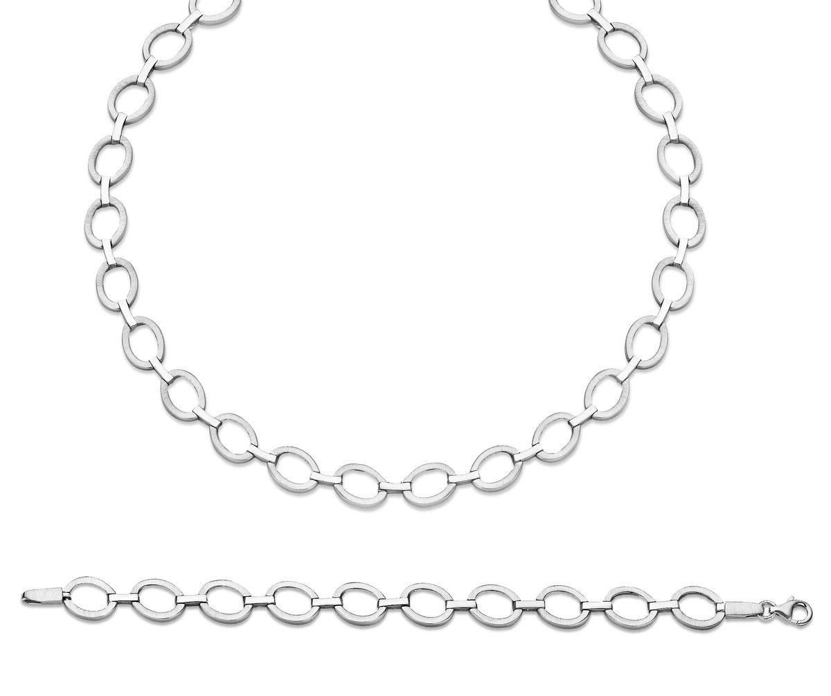 Elegantes Schmuckset mit Gliederkette