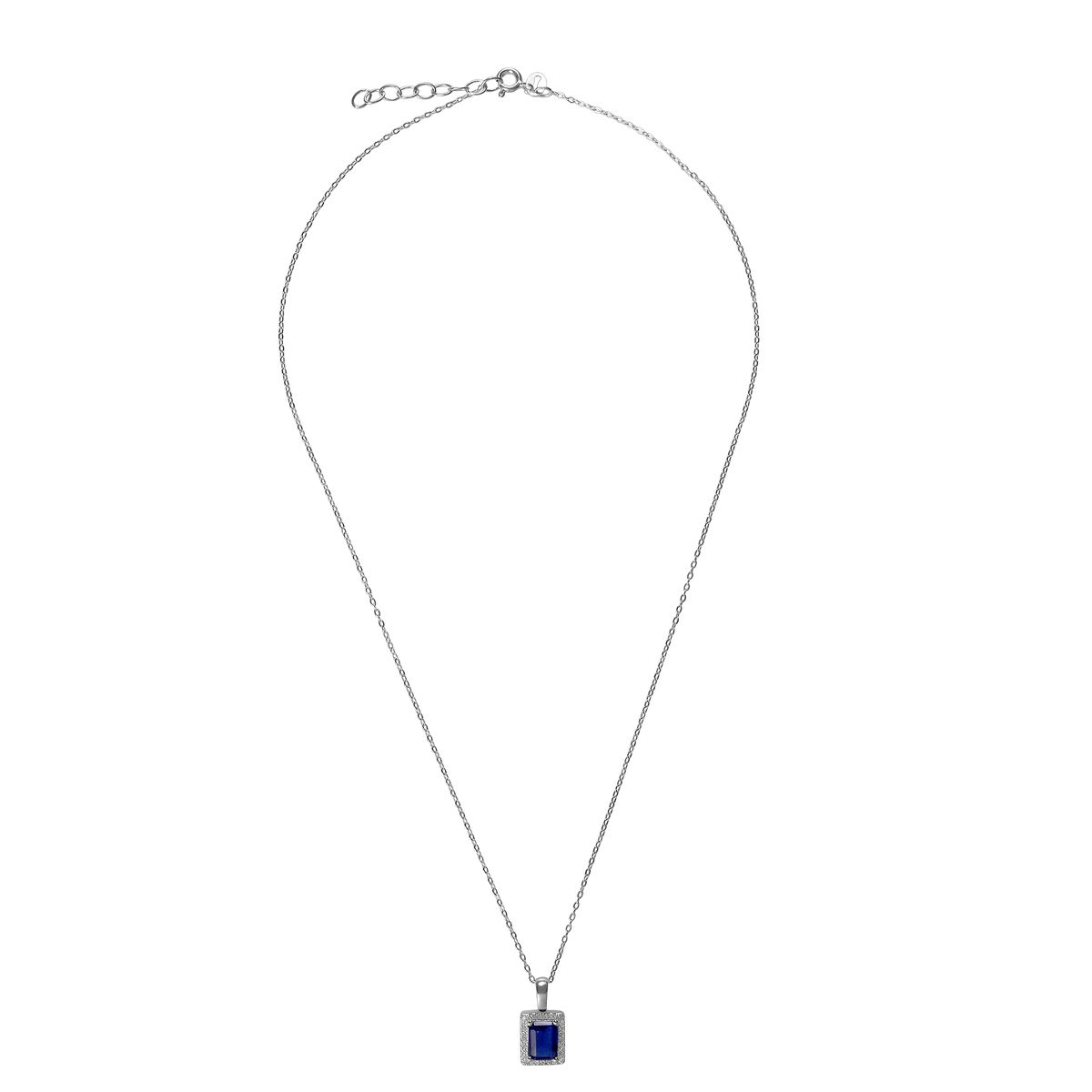 Elegante Halskette mit rechteckigem Anhänger