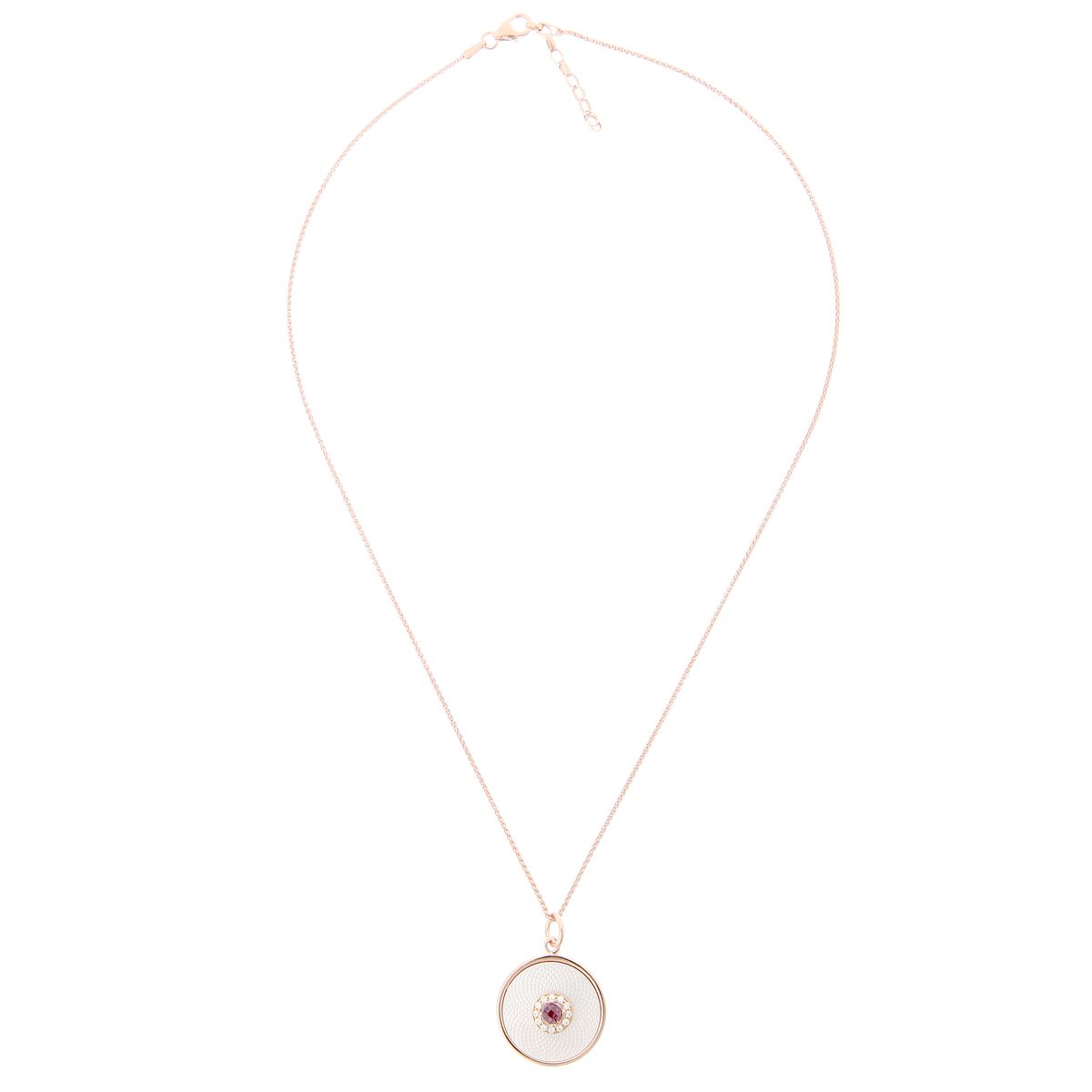 Elegante Halskette mit Rundem Medaillon
