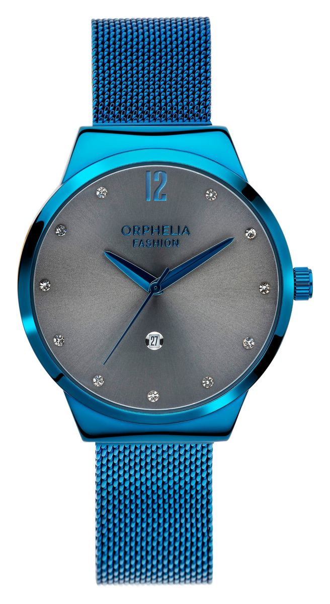 Elegante Milanaise-Uhr mit Kristallen