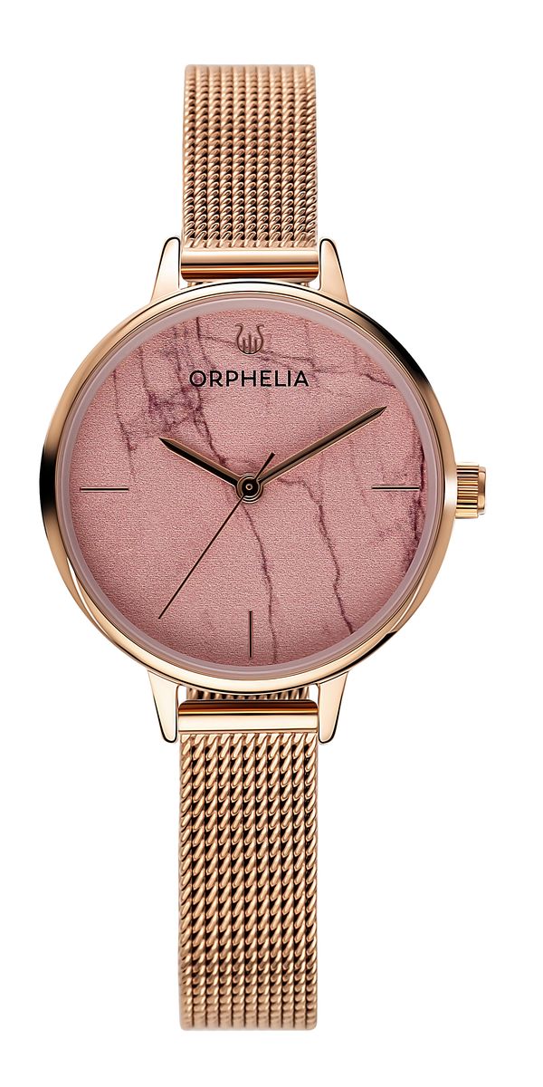 Elegante Uhr mit Marmormuster