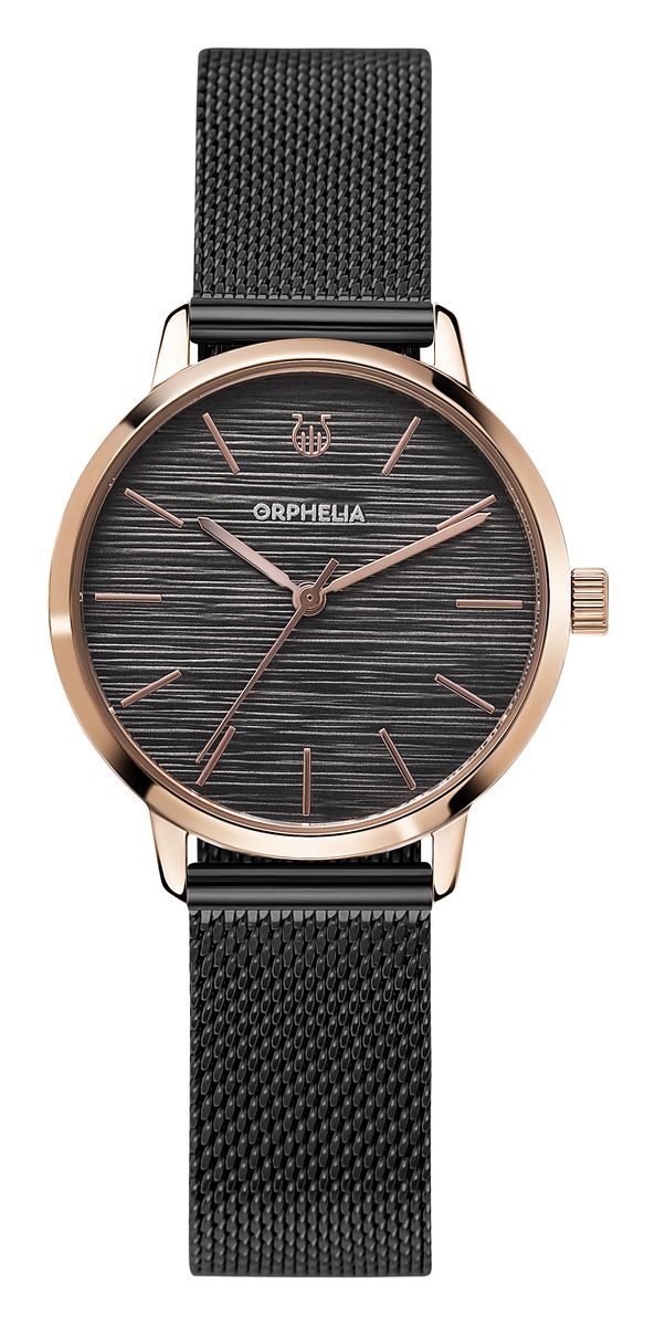 Minimalistische Mesh-Armbanduhr