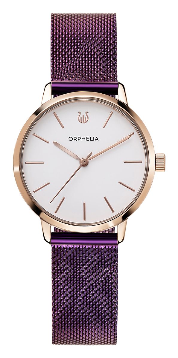 Minimalistischer Mesh-Milanese-Zeitmesser