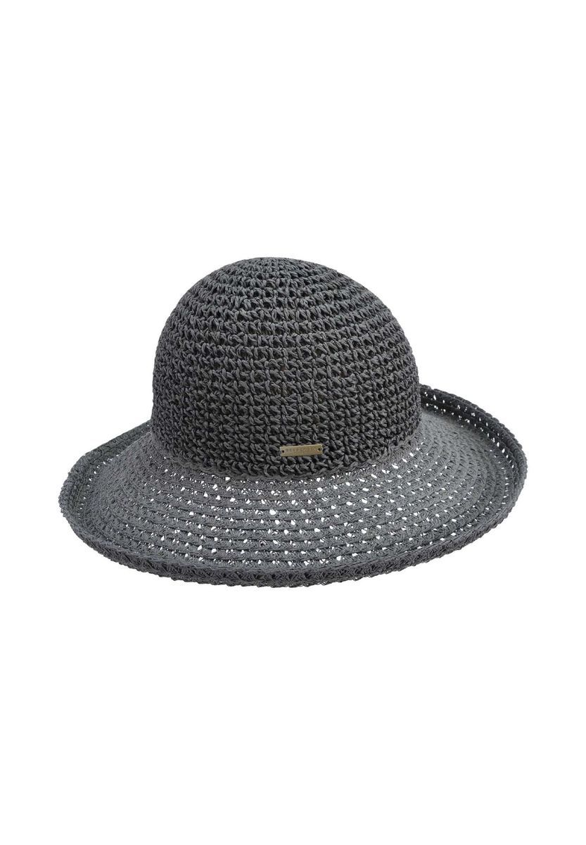 Häkel-Sonnenhut mit breiter Krempe