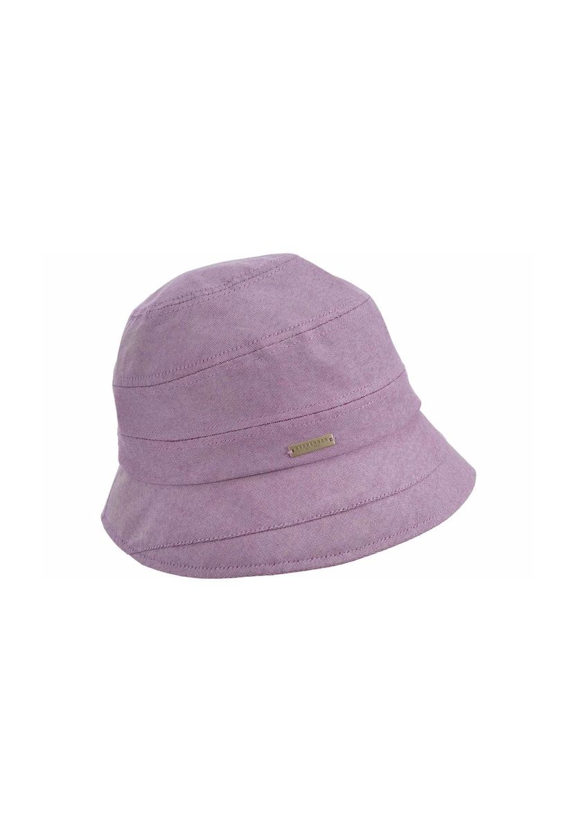 Asymmetrischer Glockenhut aus Chambray
