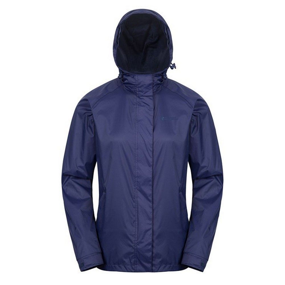 Leichte wasserdichte Regenjacke mit Kapuze