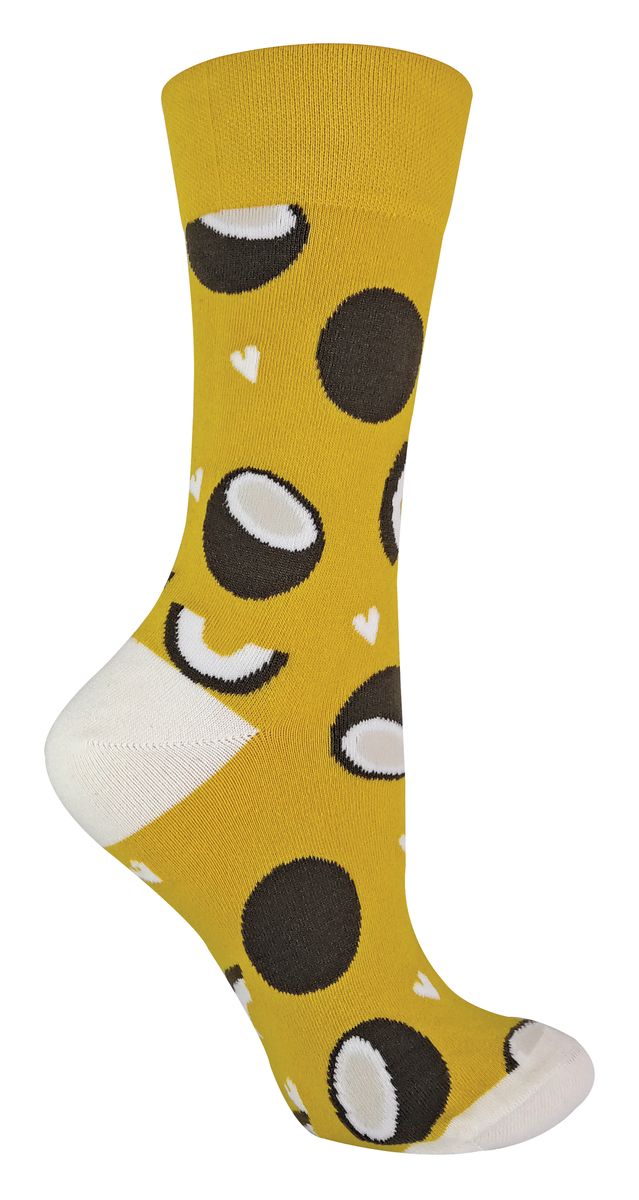 Verspielte Baumwollsocken mit Kokosnussmuster