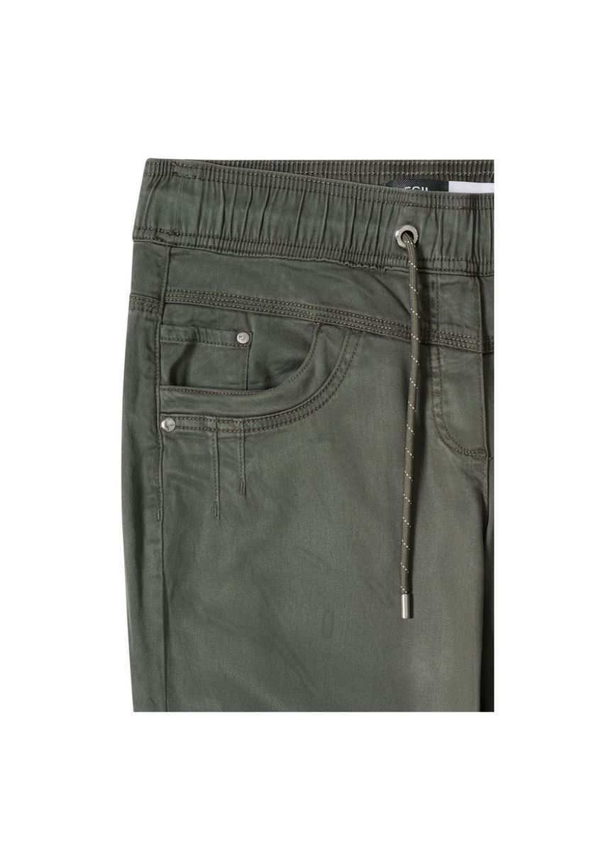 Legere Washed-Look Hose mit Kordelzug