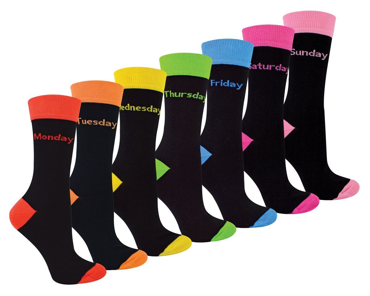 Buntes Wochentage-Set für Jeden Tag