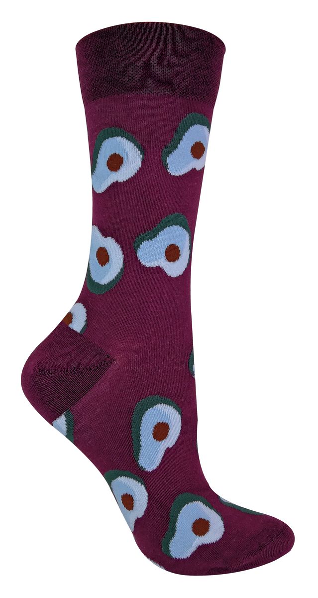 Socken mit flippigem Avocado-Print
