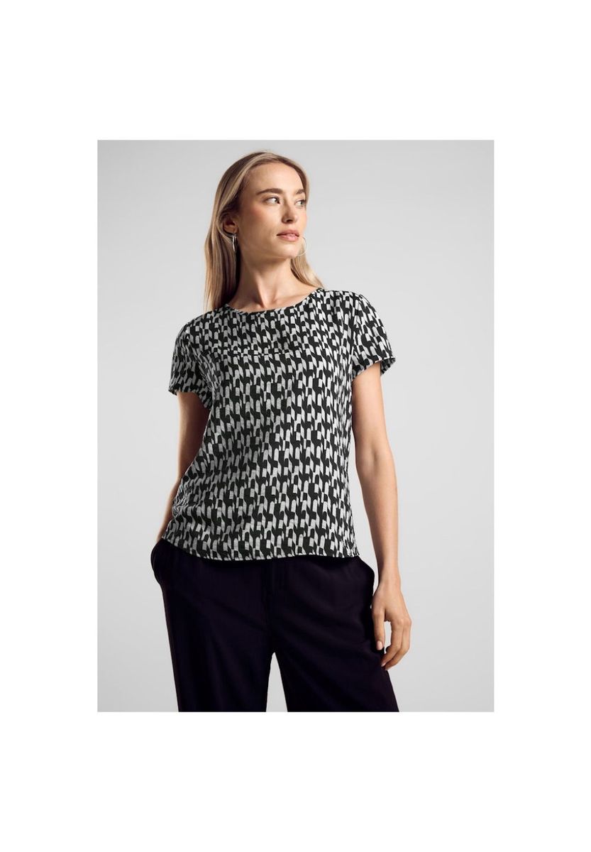 Bluse mit geometrischem Print