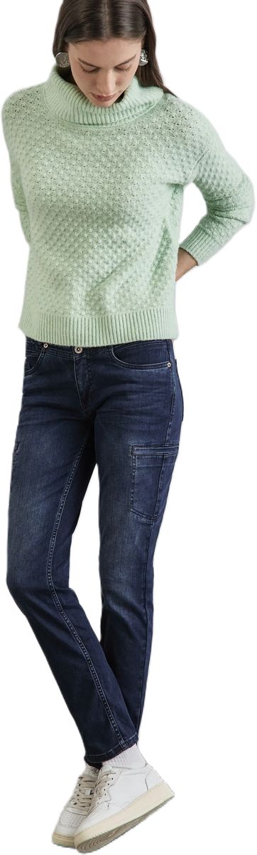Slim Leg Jeans im Cargo-Look