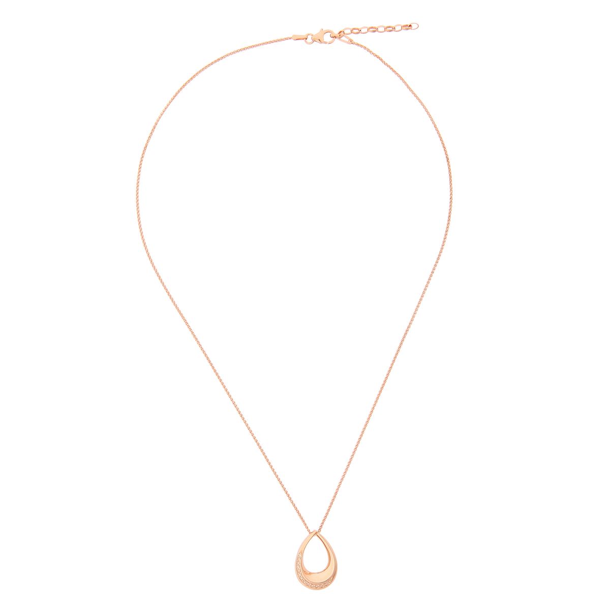 Elegante Halskette mit Tropfenanhänger