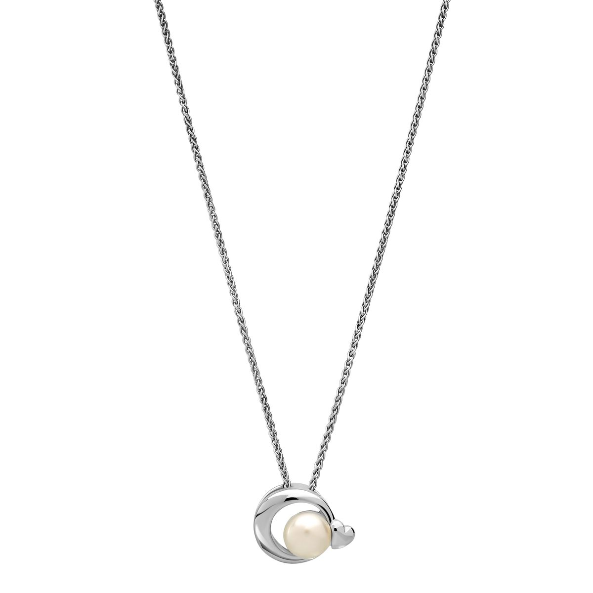 Schmuckset mit Perle und Herz