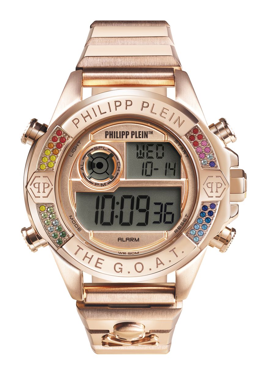 The G.O.A.T. Rainbow Digitaluhr