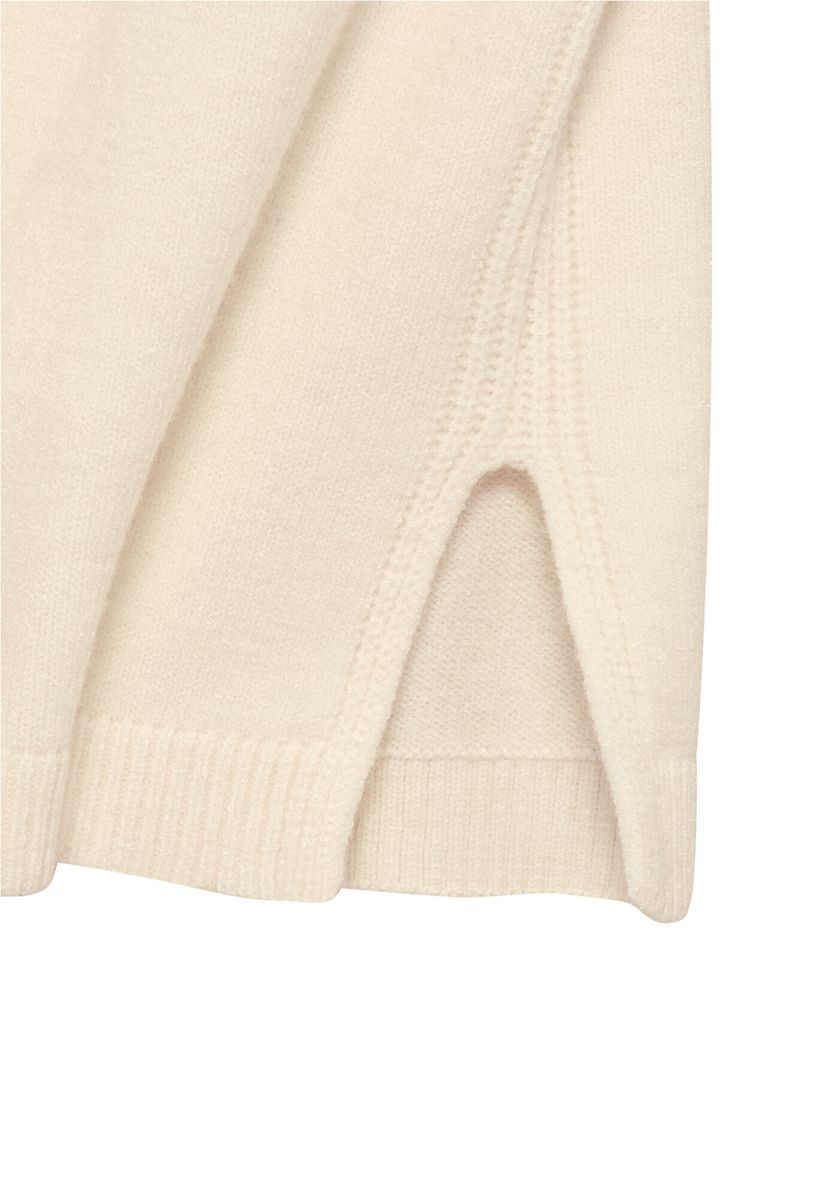 Weicher Strickpullover mit Stehkragen