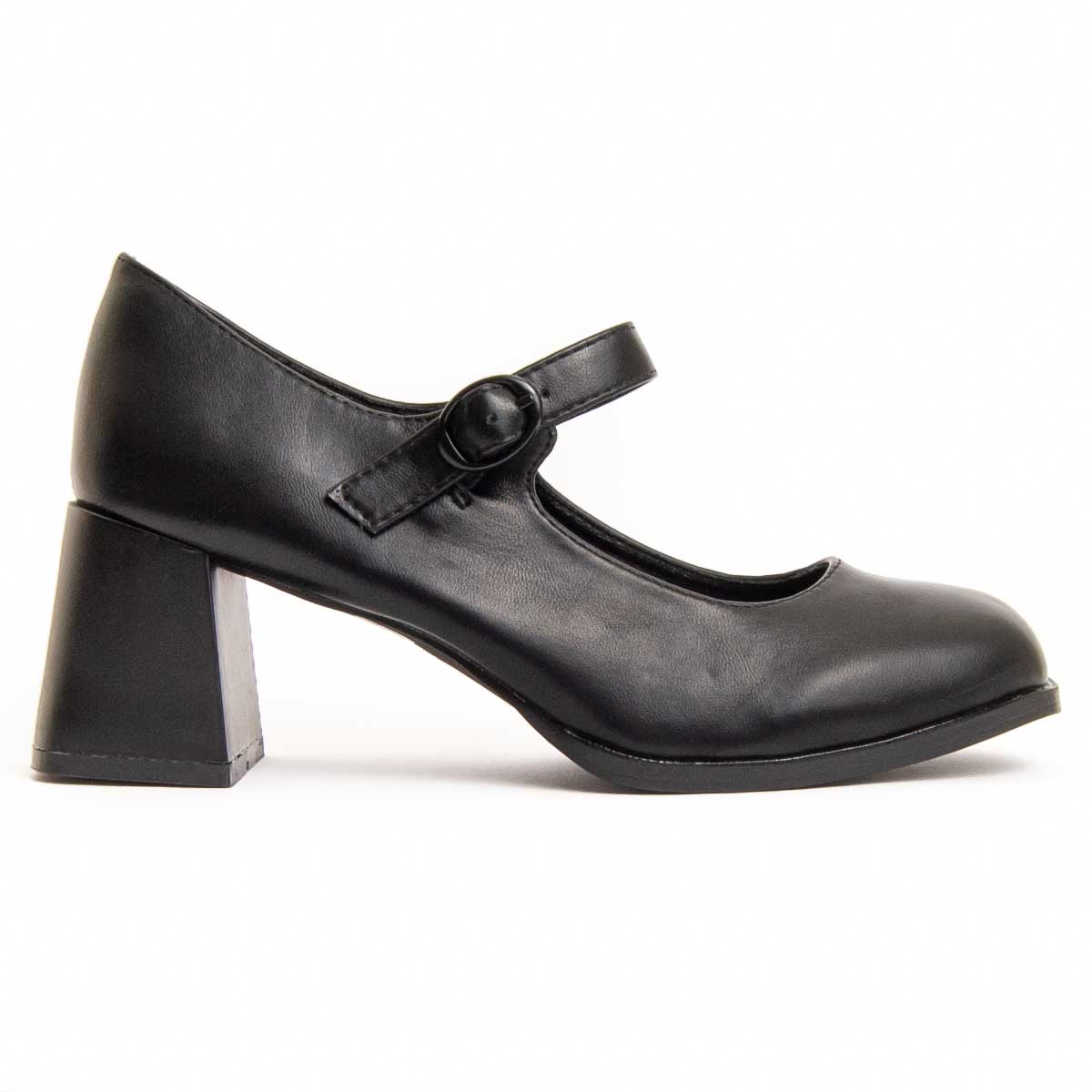 Klassische Mary Jane Blockabsatzschuhe