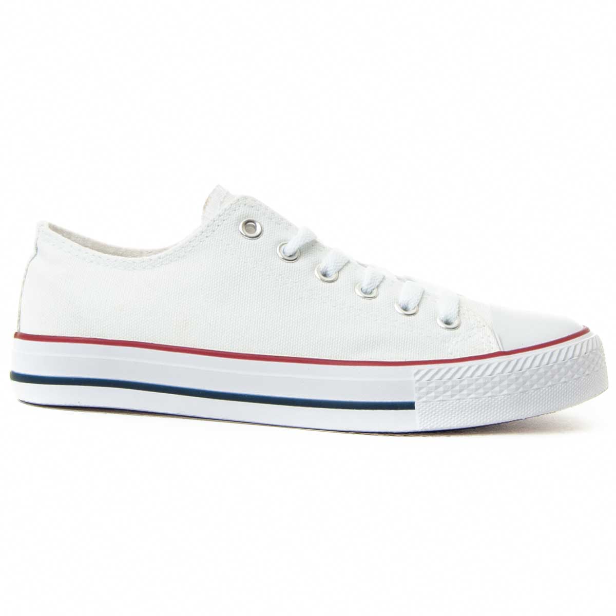 Klassische Low-Top-Sneaker aus Canvas