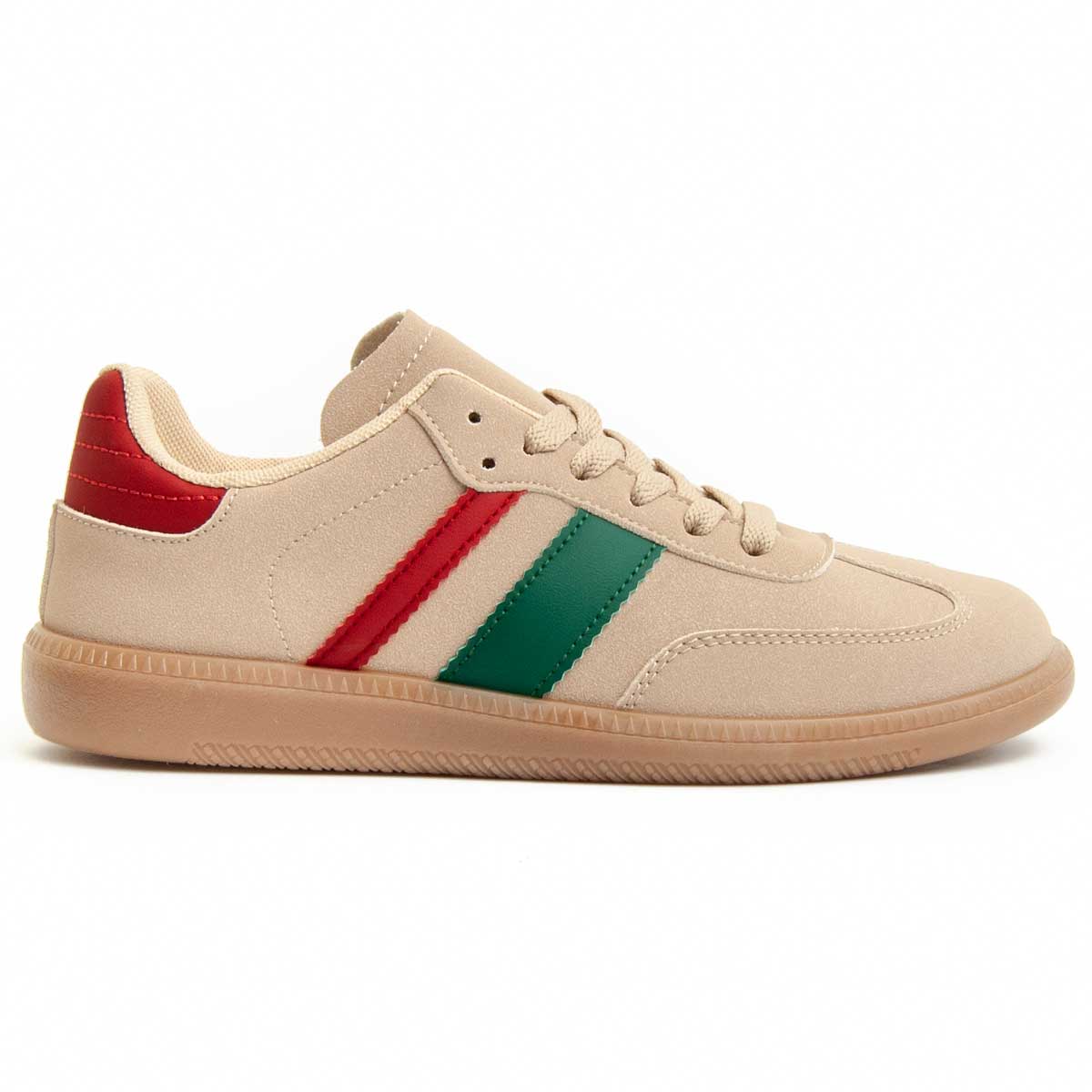 Retro Wildleder Sneaker mit Streifen