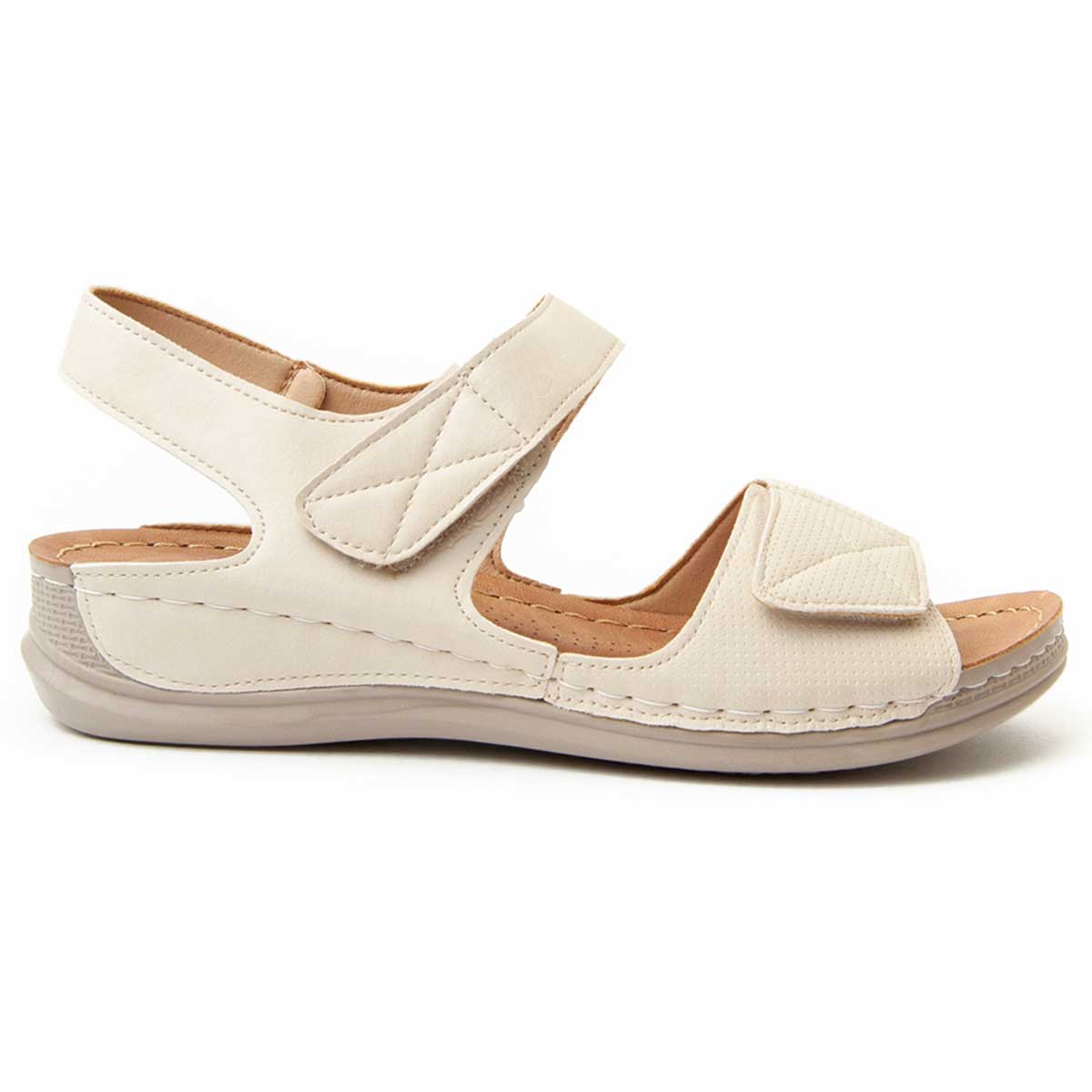 Bequeme Keilsandalen mit Lochmuster
