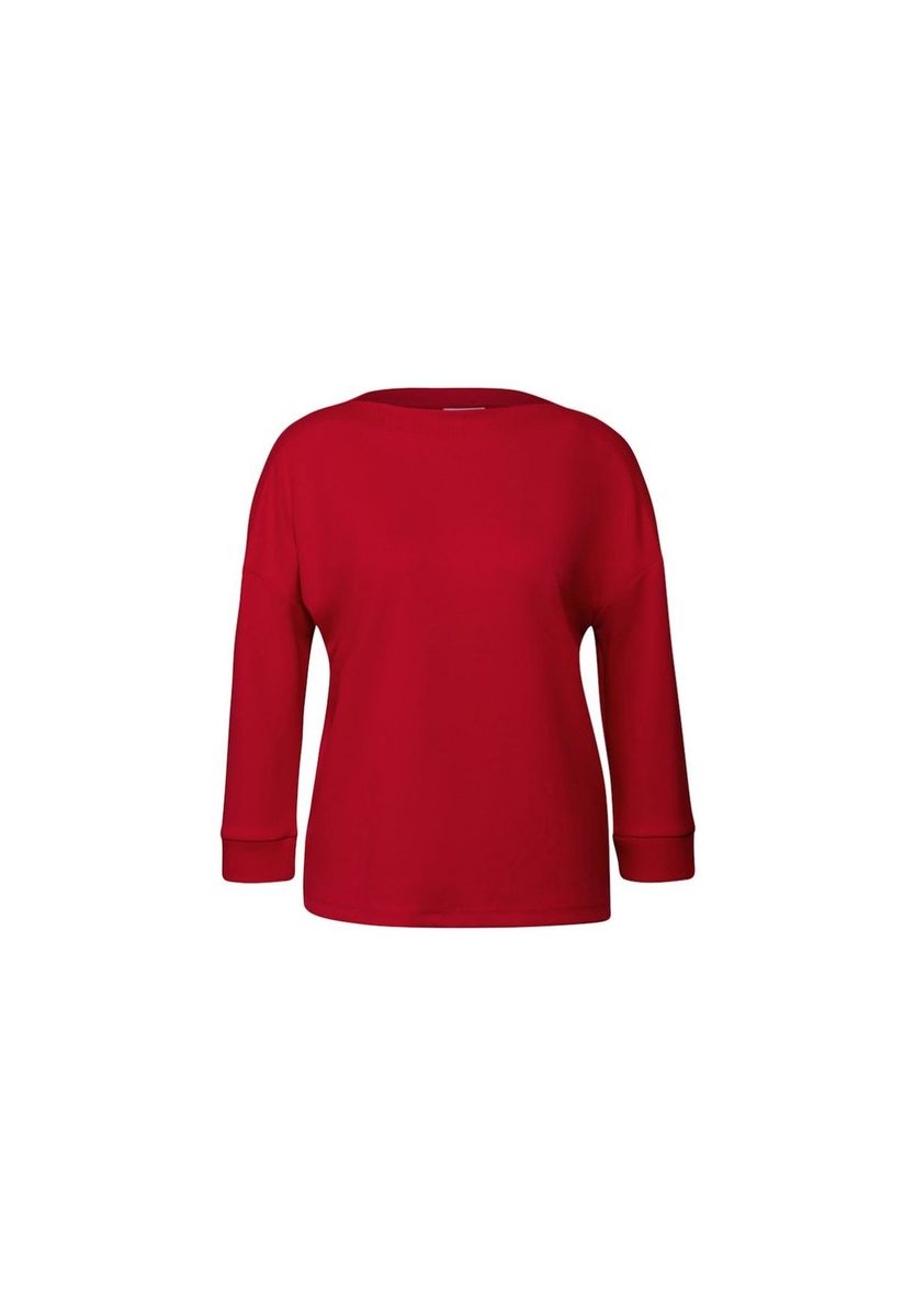 Langarmshirt mit U-Boot-Ausschnitt