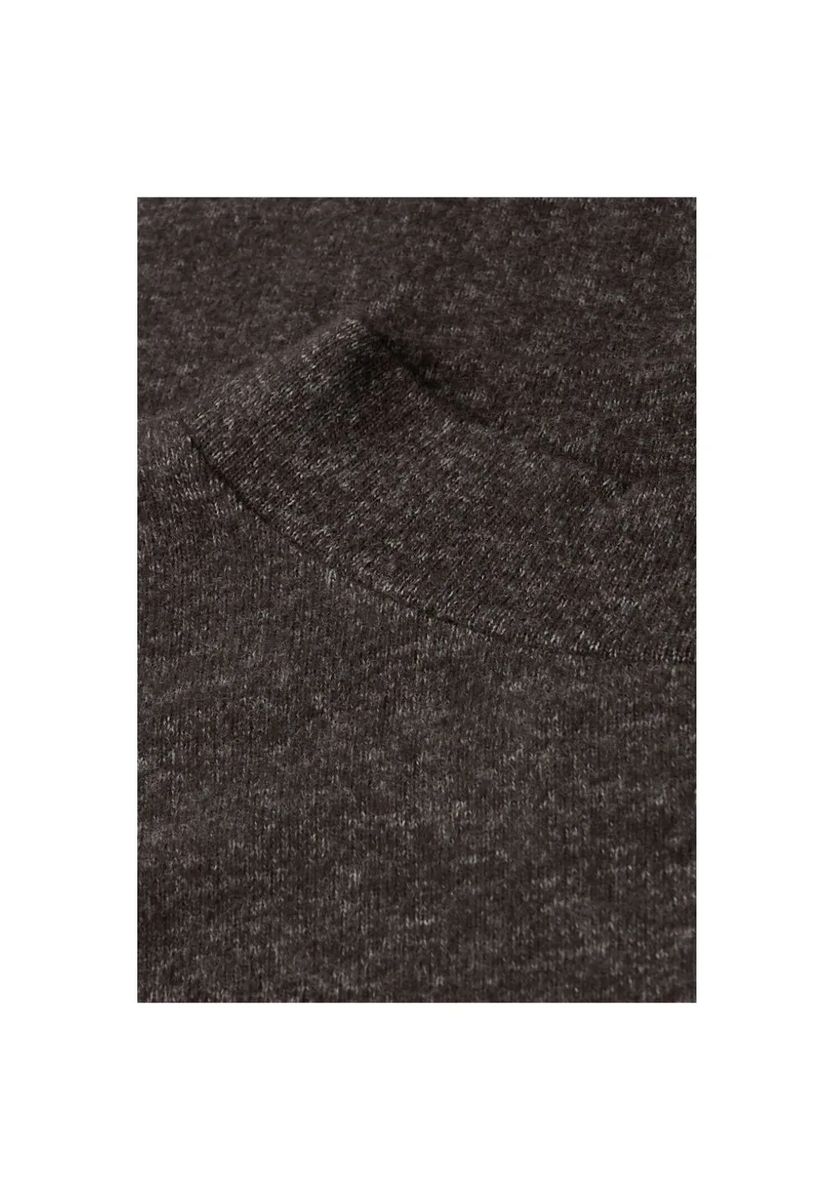 Stehkragen-Langarmshirt mit Tunnelzug am Saum