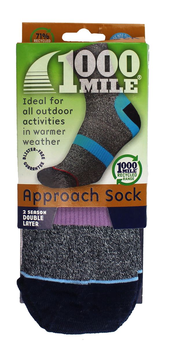 Atmungsaktive doppellagige Approach-Socken