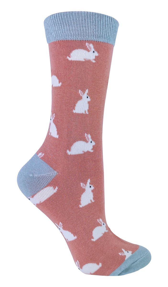 Bambus-Socken mit Hasen-Muster