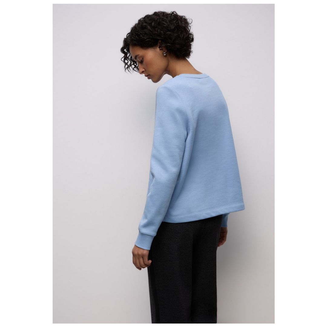 Sweatshirt mit Paris-Schriftzug-Applikation