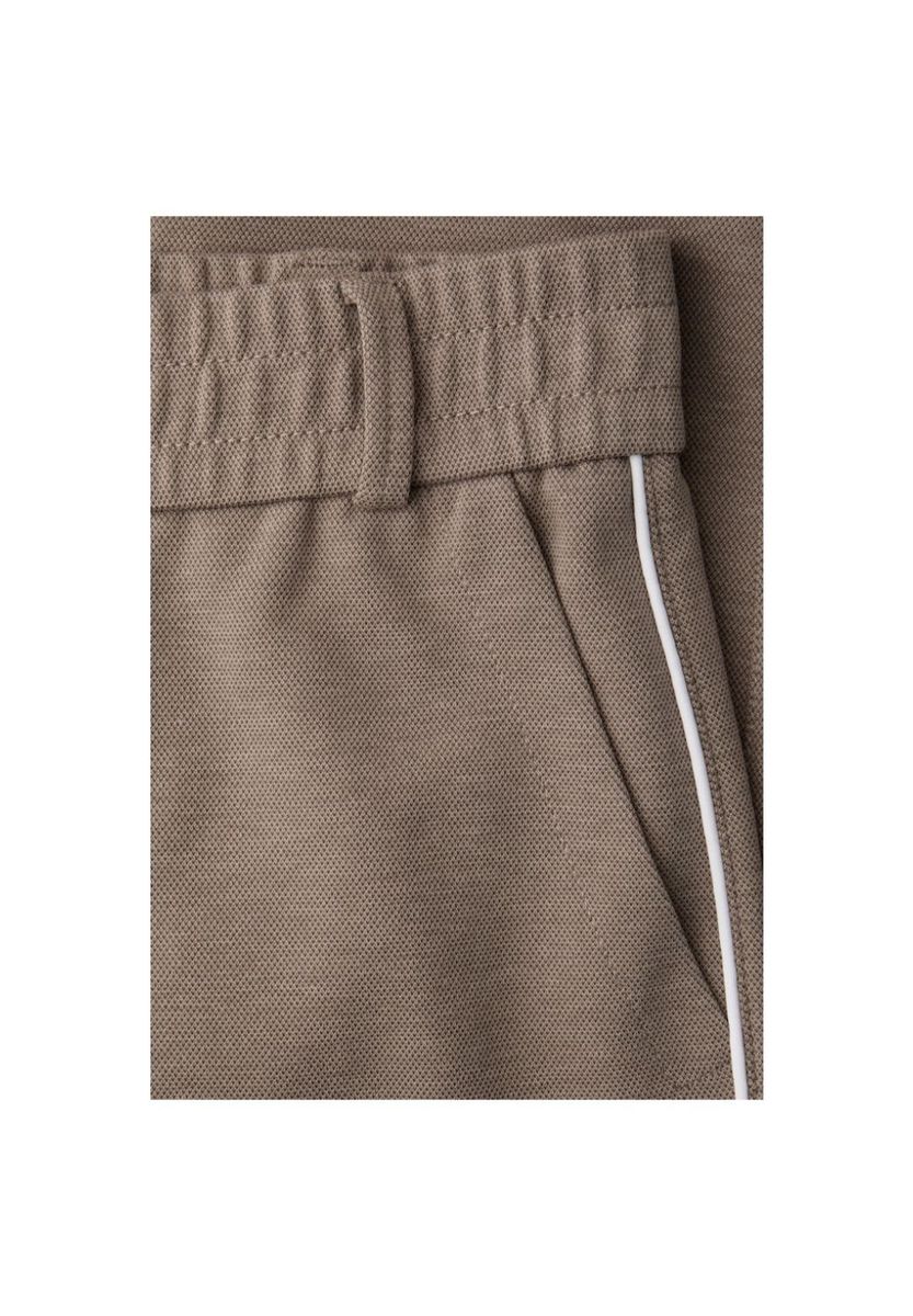 Lässige Piqué-Hose mit Tape-Detail