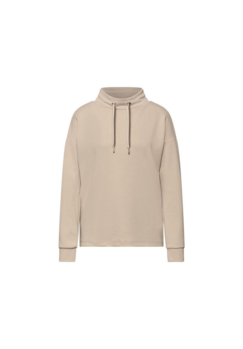 Minimalistisches Tunnelzug-Turtleneck-Top