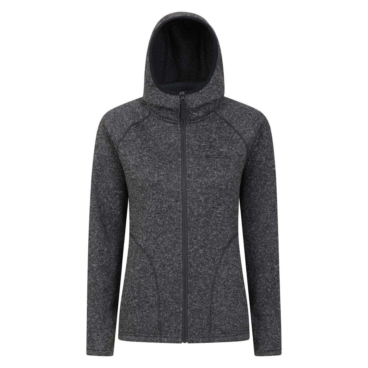 Leichte Fleecejacke mit Kapuze