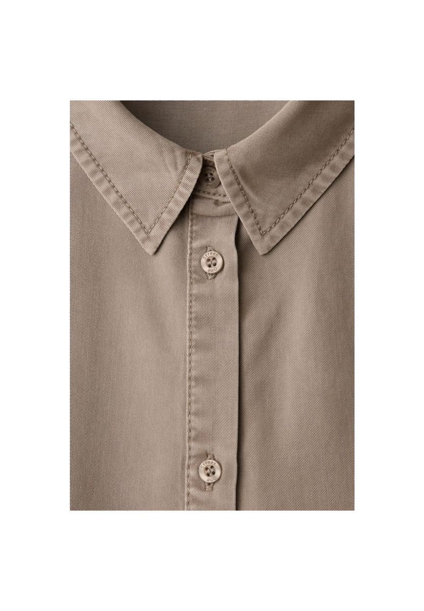 Bluse mit Tunnelzug am Saum