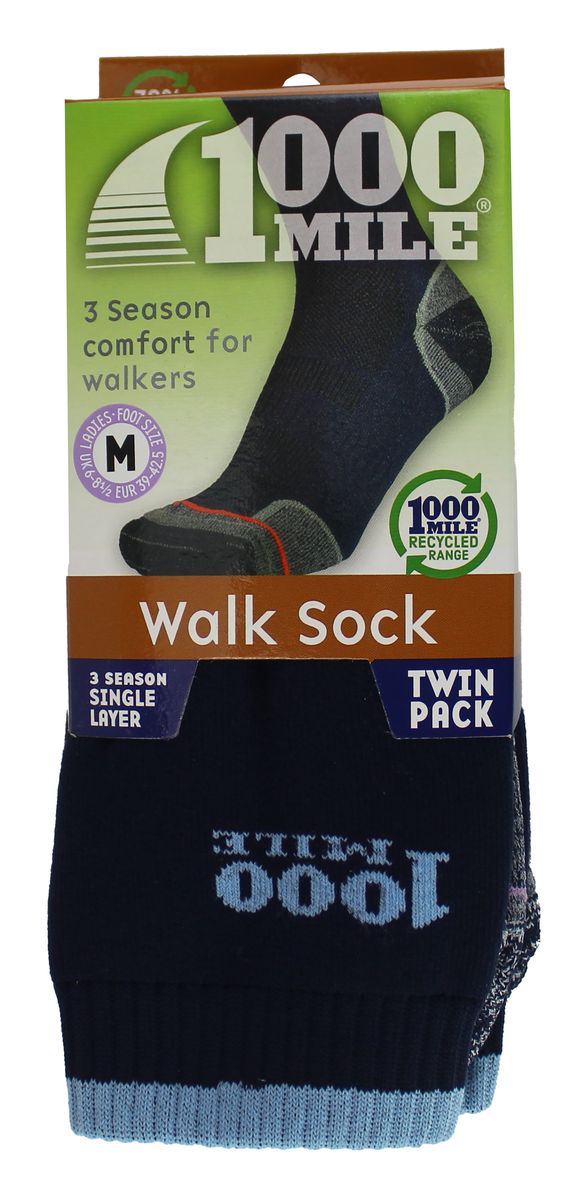 Einlagige Gepolsterte Wandersocken