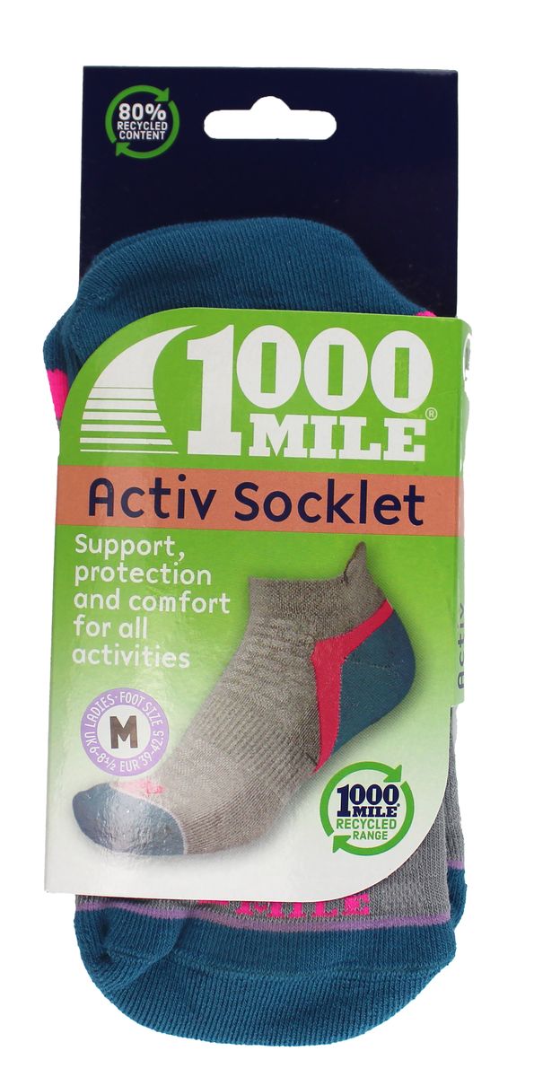 Aktive Gepolsterte Sneaker-Socken