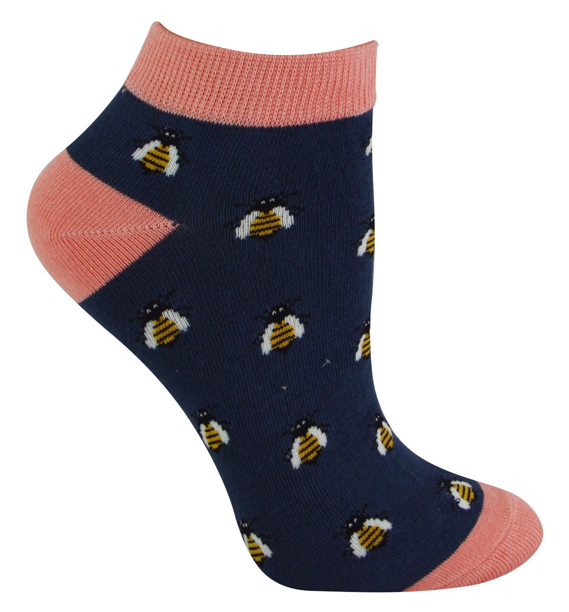 Verspielte Trainer-Socken mit Honigbienen