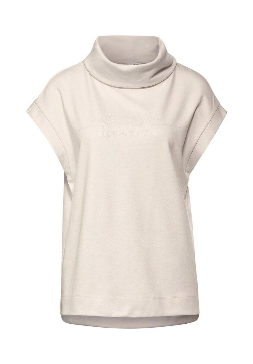 Ärmelloses Sweatshirt mit Rollkragen