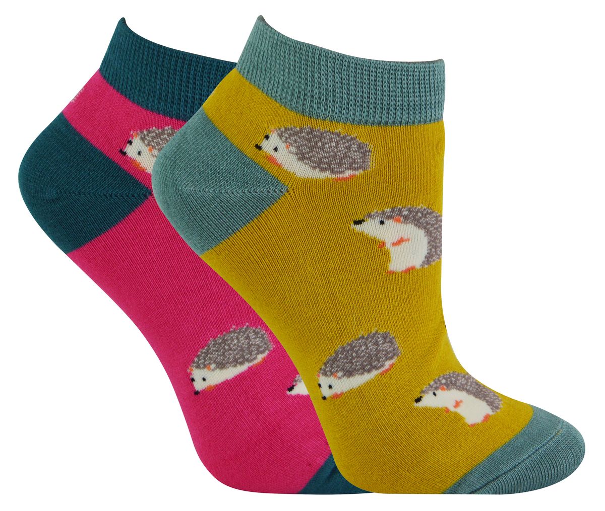 Sneakersocken mit Igel-Muster
